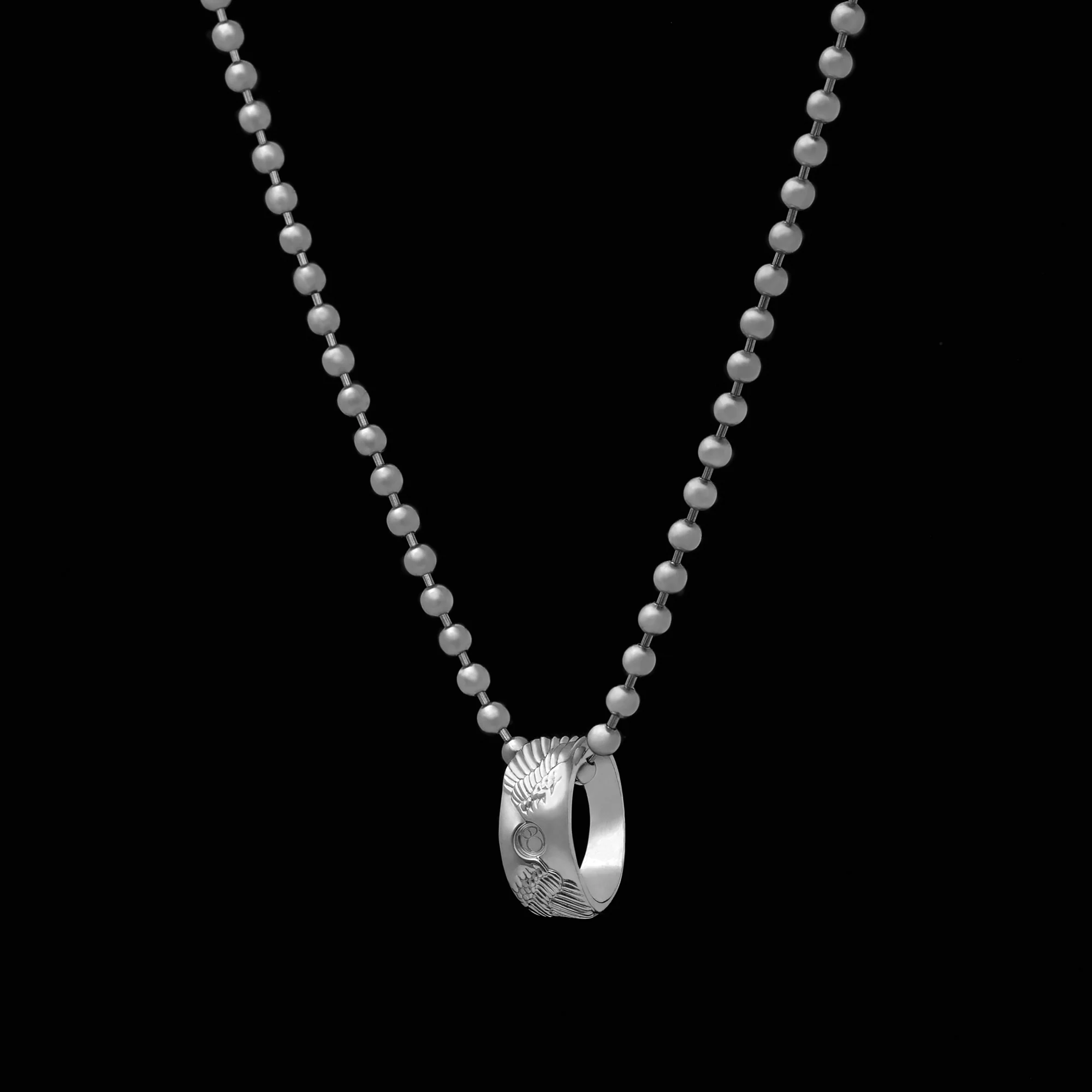Angel Wing Ring, Ball Chain - Image 5