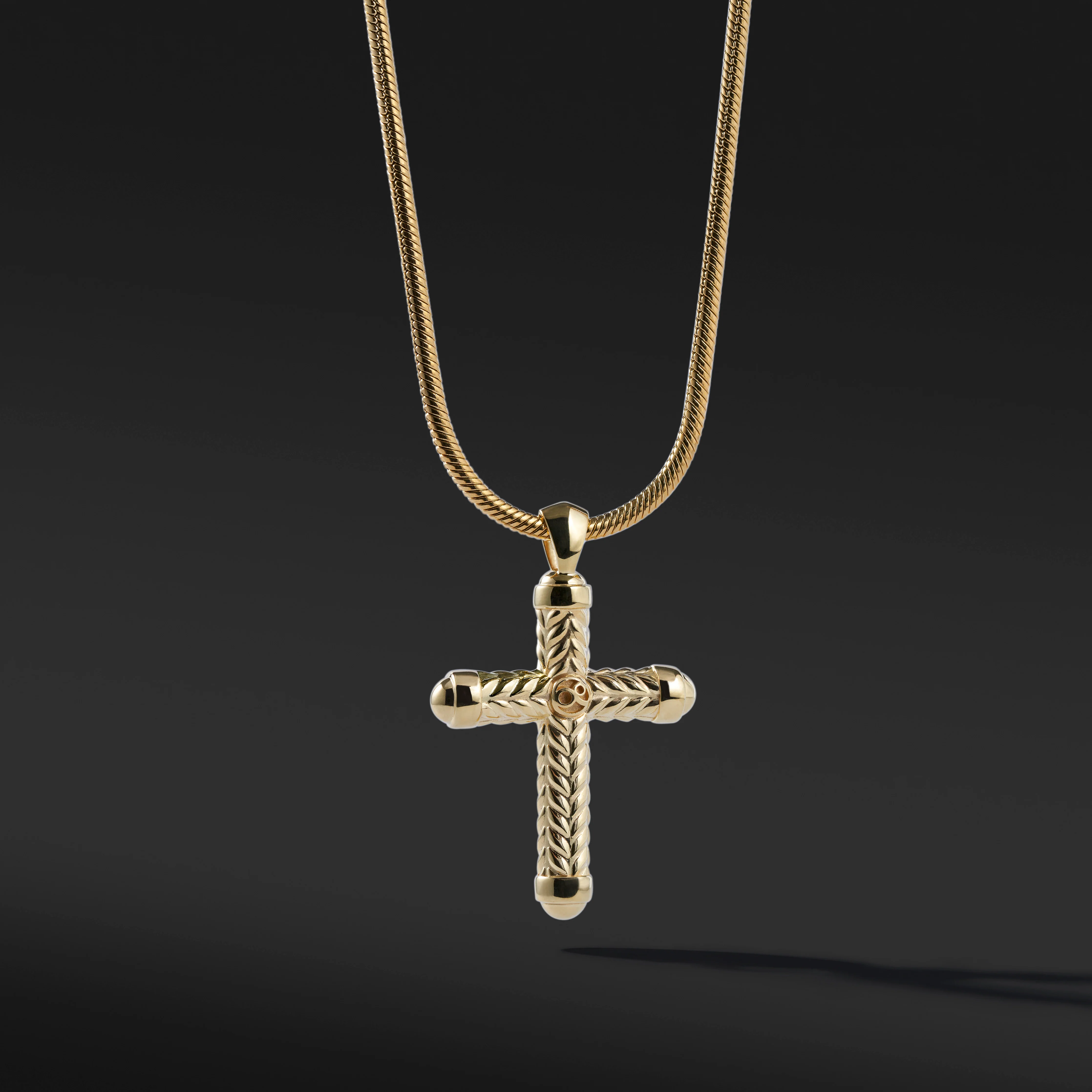 Cross Pendant Necklace | Azuro Statement Cross Pendant - Image 2