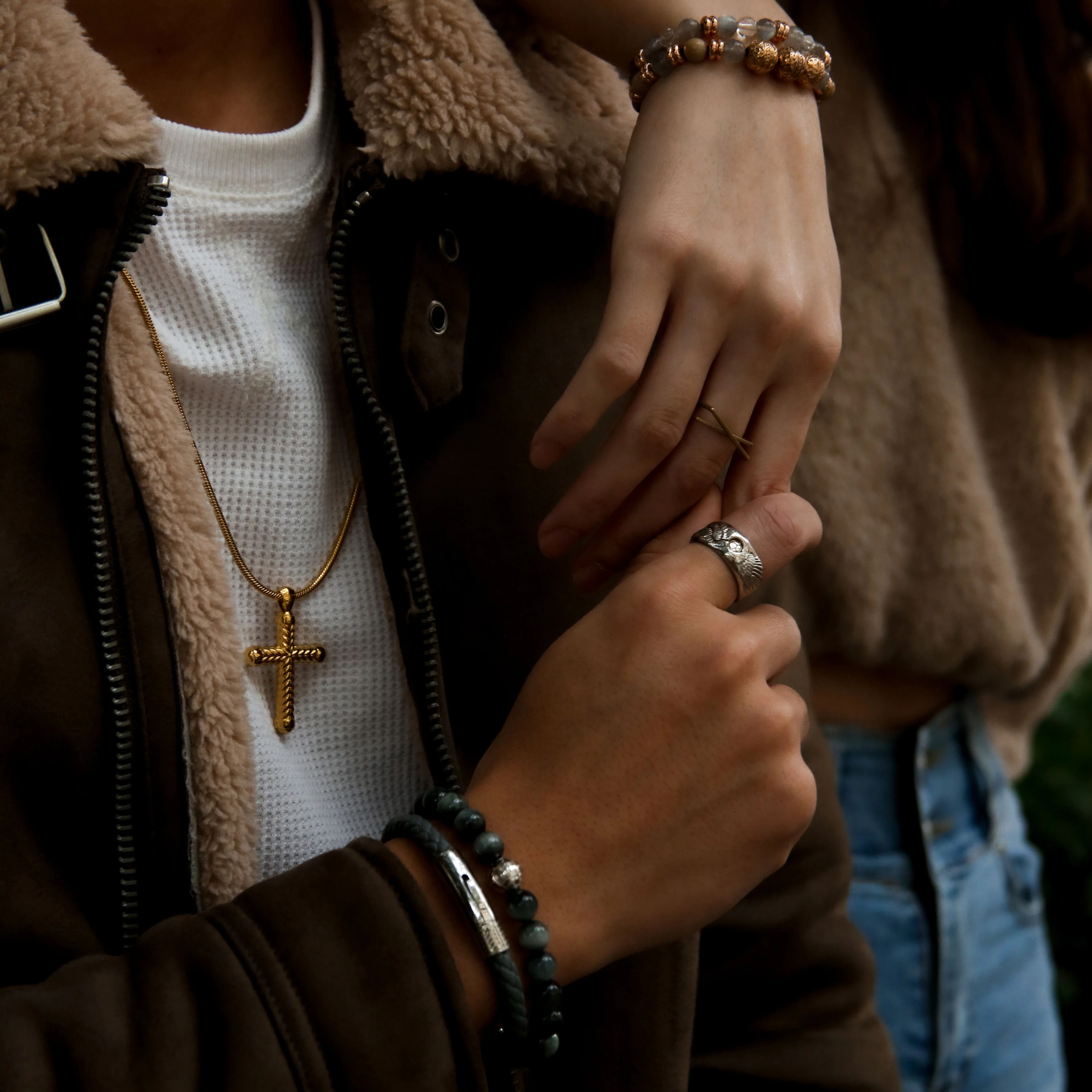 Cross Pendant Necklace | Azuro Statement Cross Pendant - Image 9
