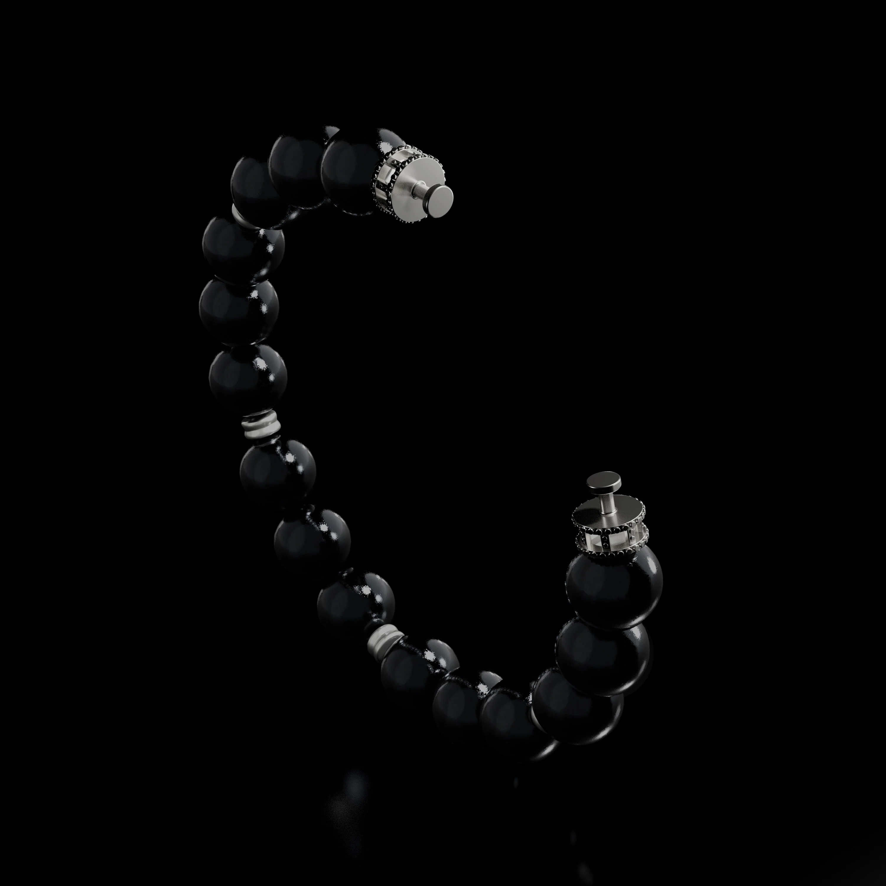 Steel Beaded Bracelet (Chain Only, without charm) - Image 10