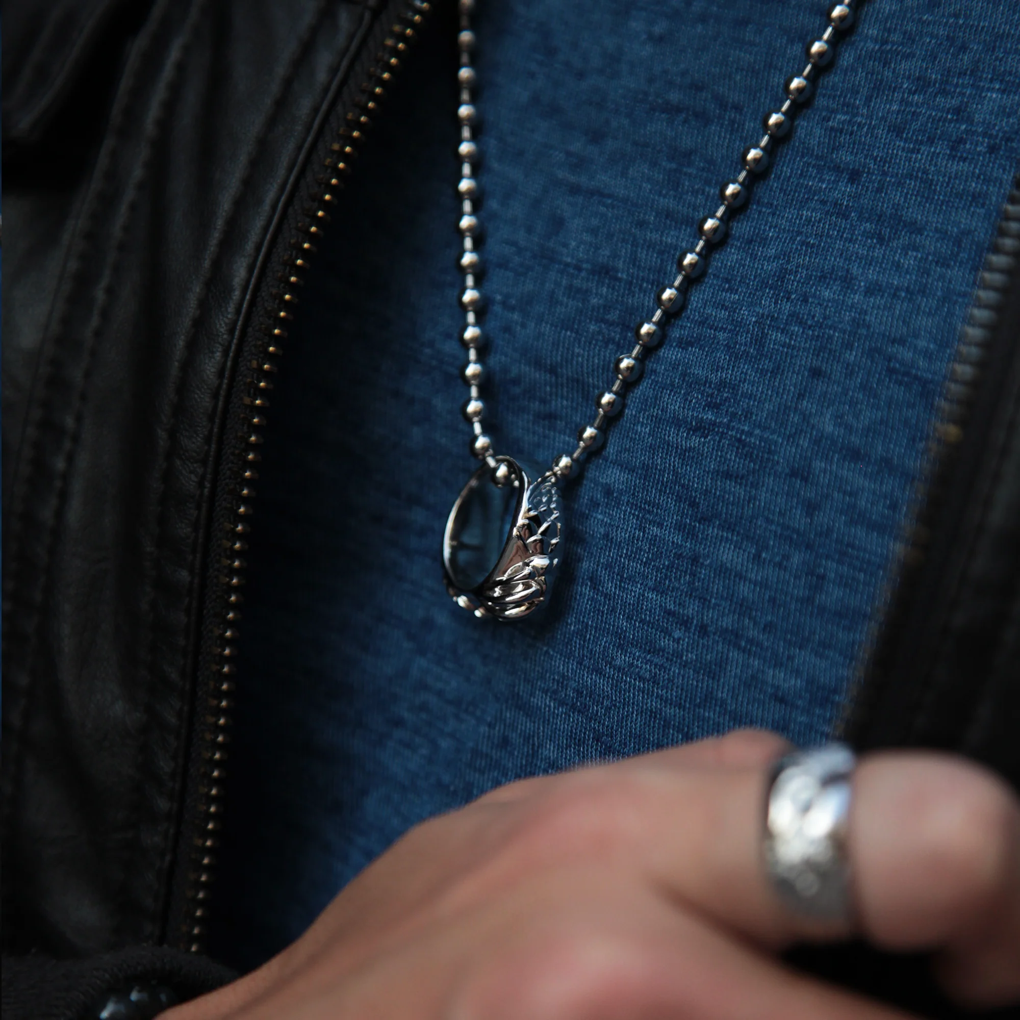 Dragon Claw Ring Necklace - Image 3