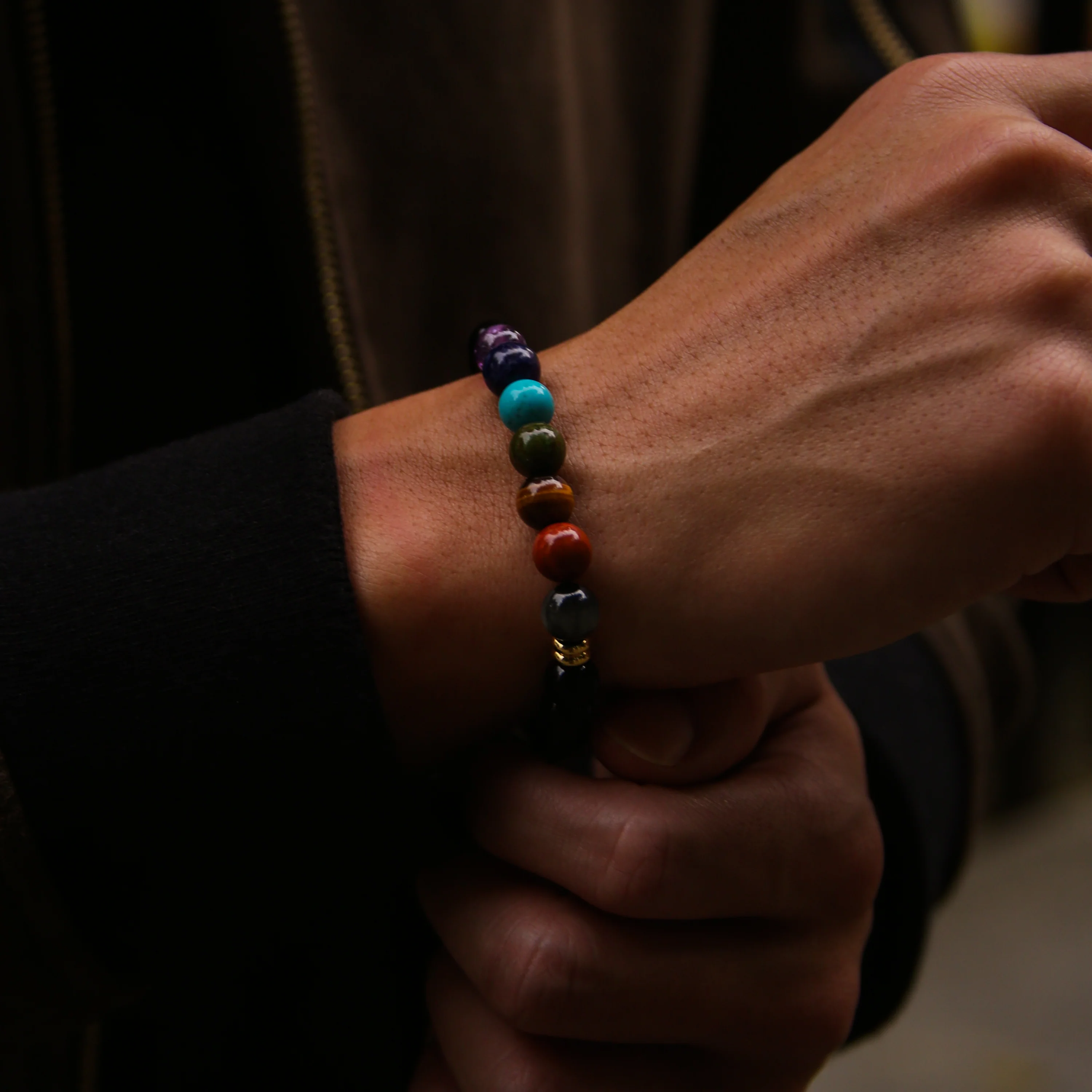 Gold 7 Chakras Bracelets | Chakra Energy Bracelets - Image 2