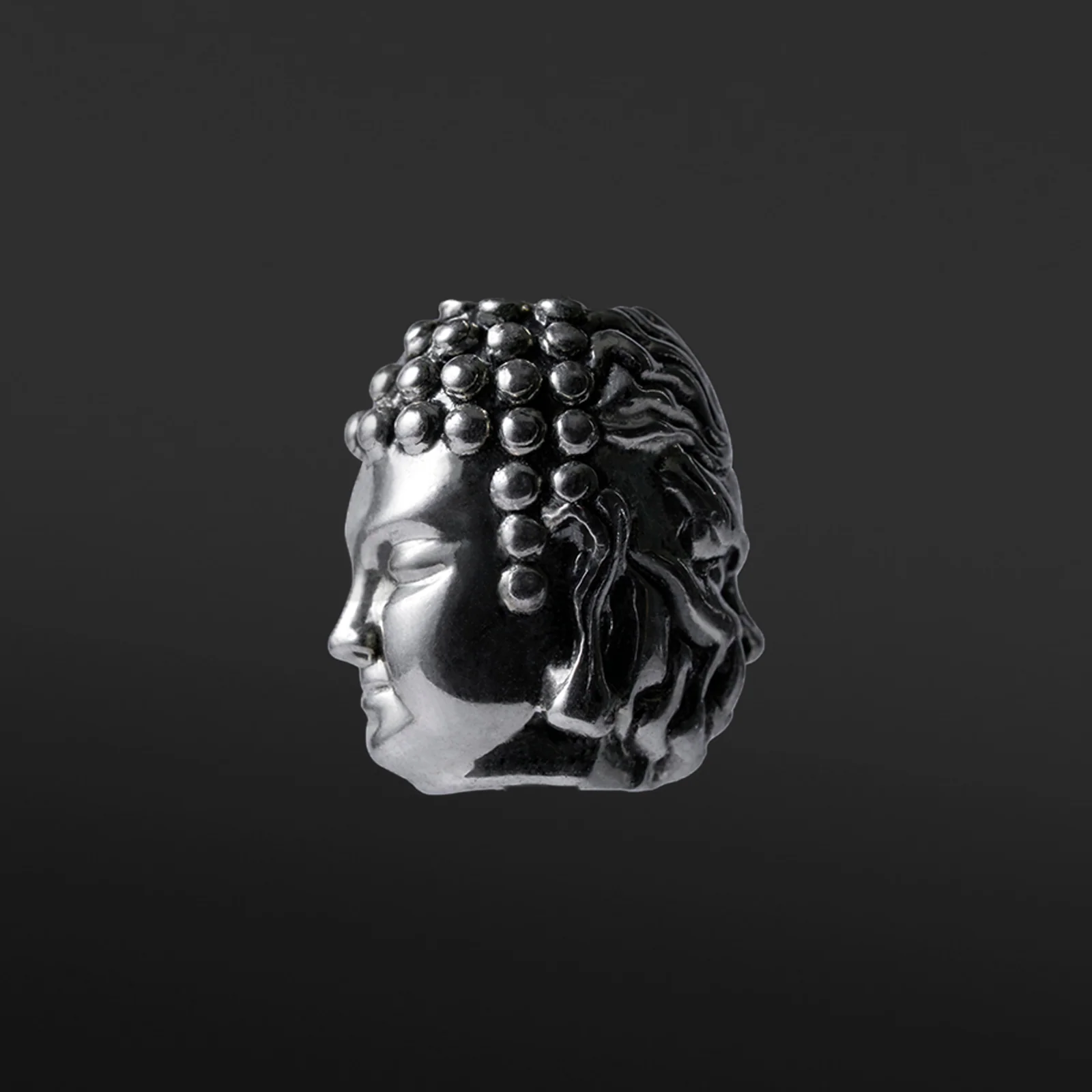 Gold Buddha Necklace, Azuro Bead with Tiger Eye - Image 5