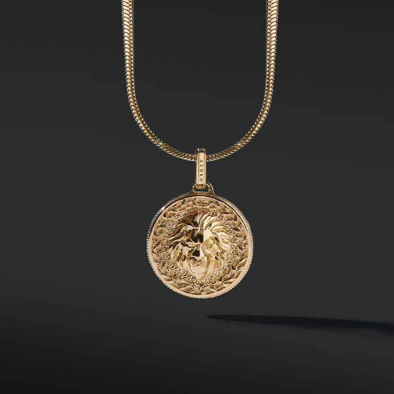 Lion Gold Pendant Necklace - Image 3