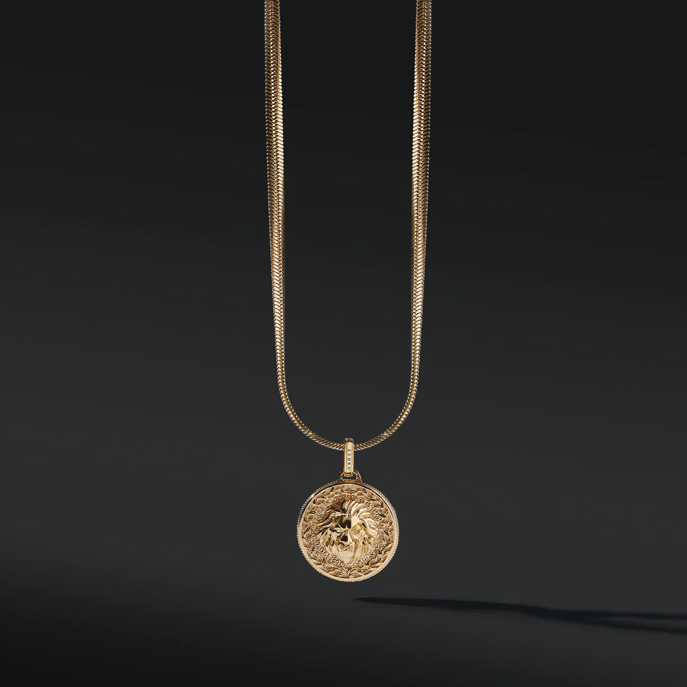 Lion Gold Pendant Necklace - Image 4