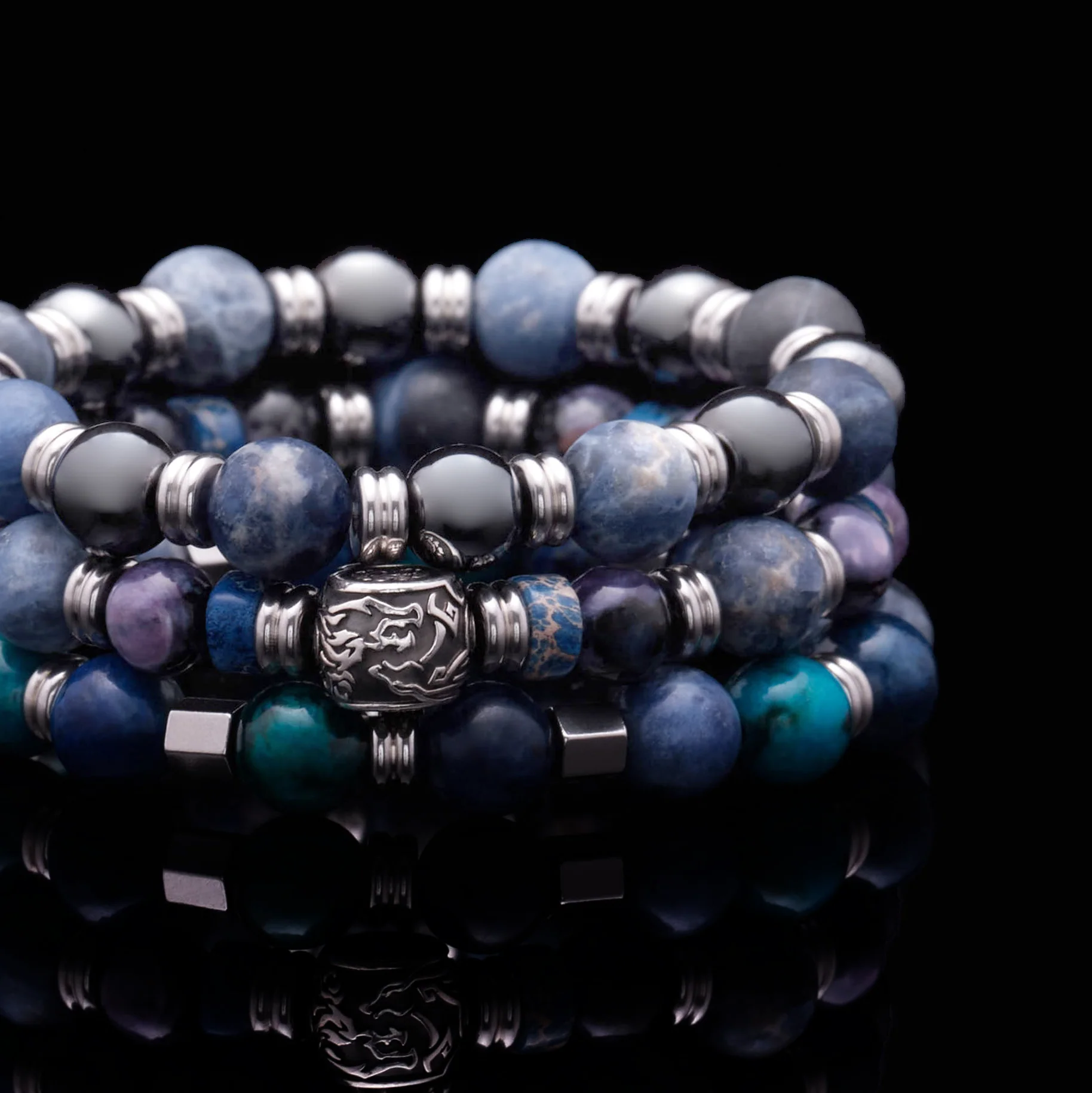The Poseidon - Stack Bracelets For Men - Image 4