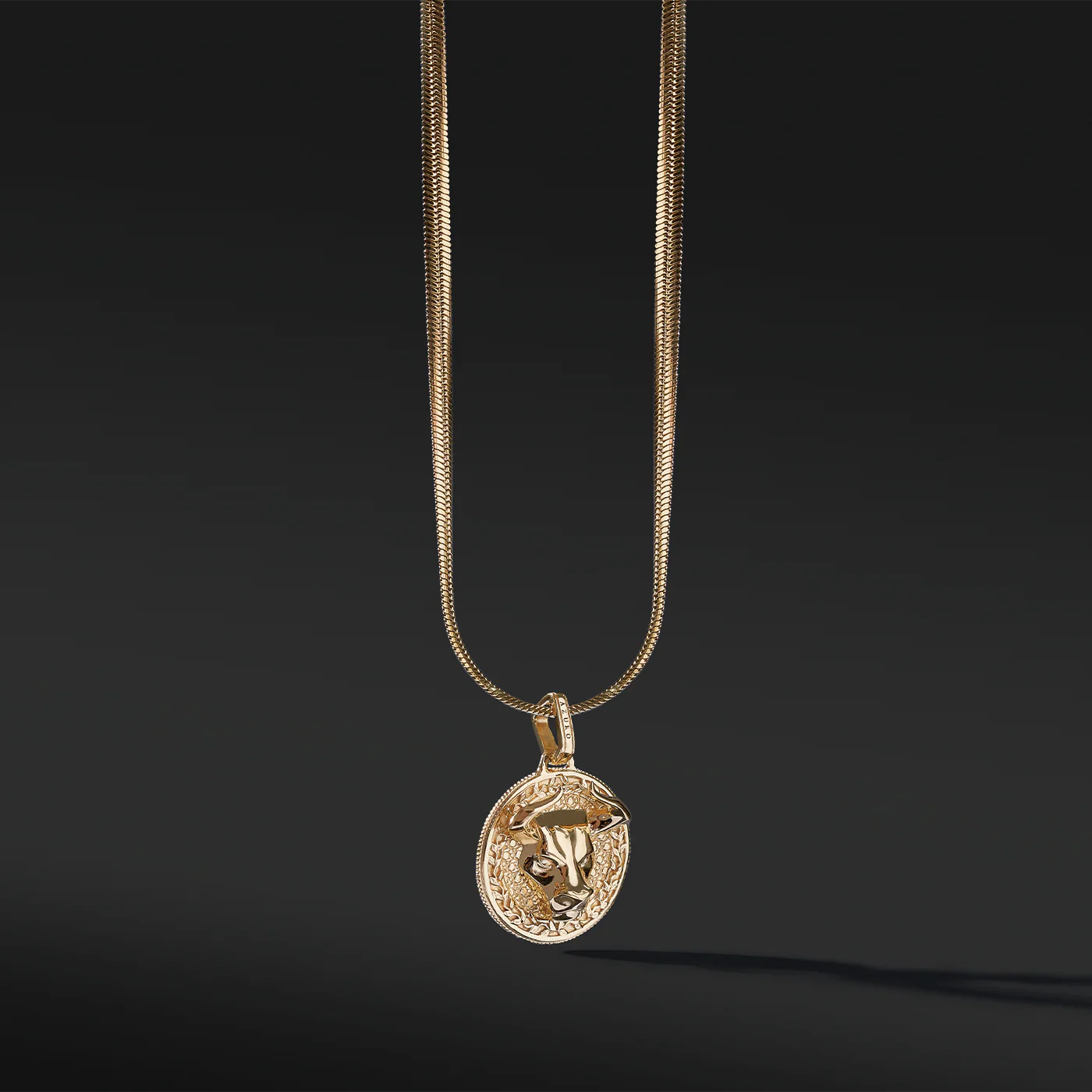 Bull Gold Pendant Necklace - Image 4