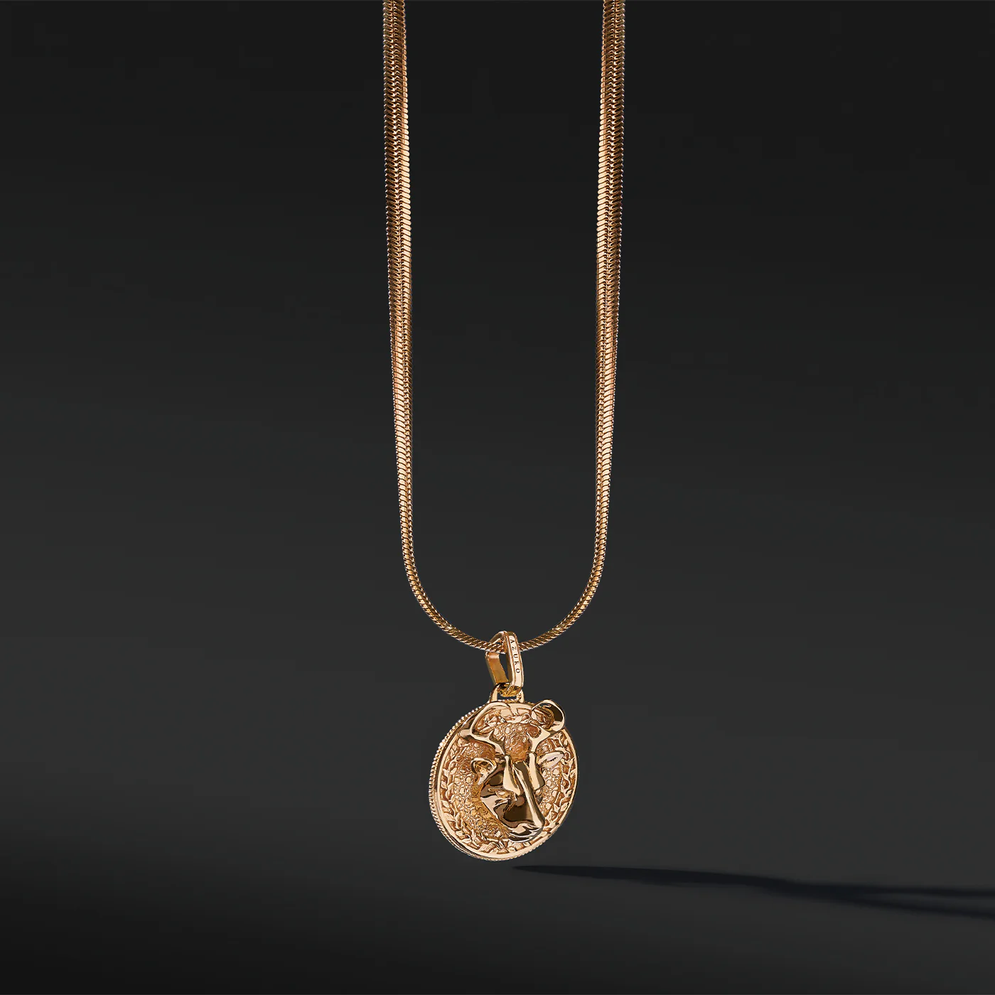 Deer Gold Pendant Necklace - Image 8