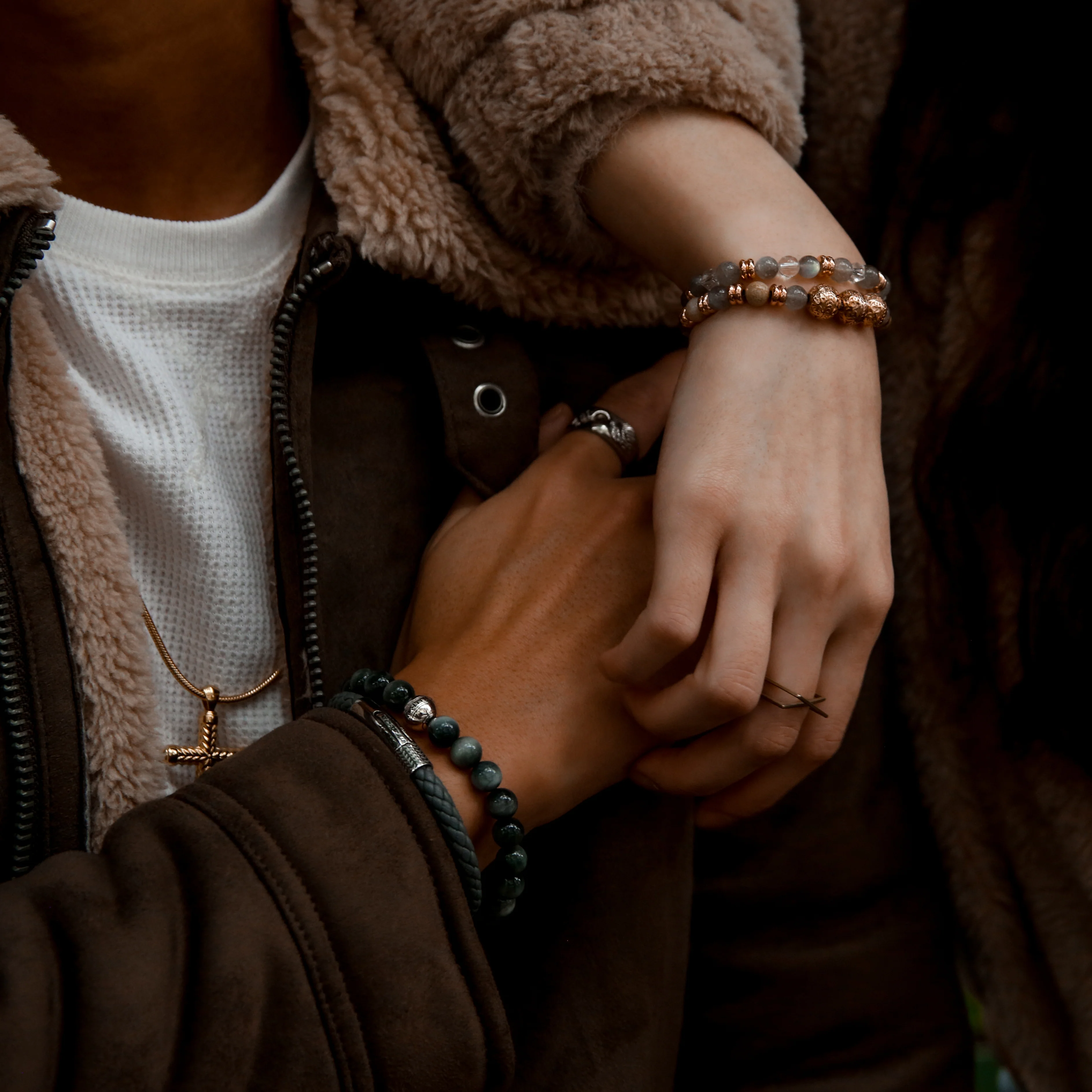 The Romance - Rose Gold Beaded Bracelets - Image 4