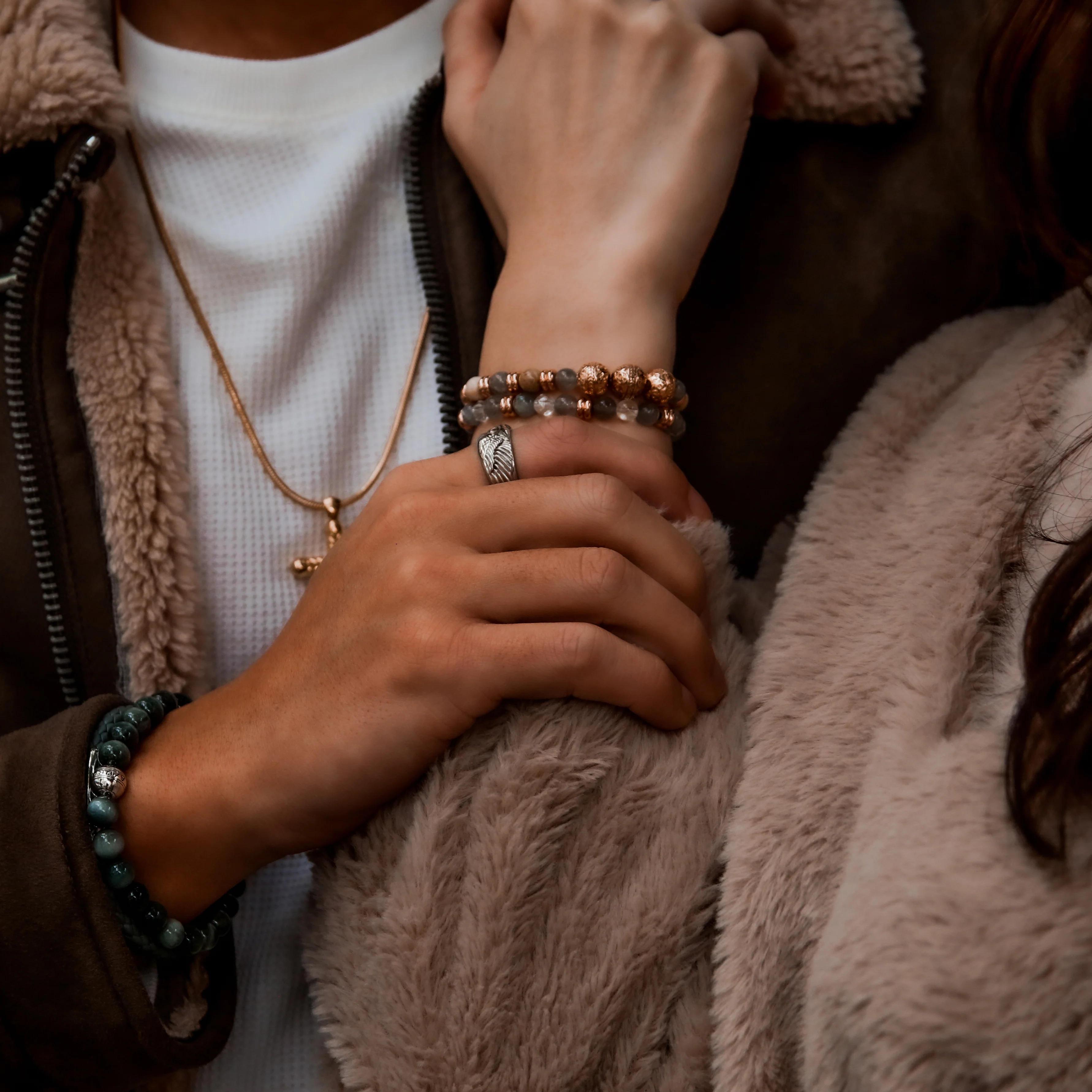 The Romance - Rose Gold Beaded Bracelets - Image 6