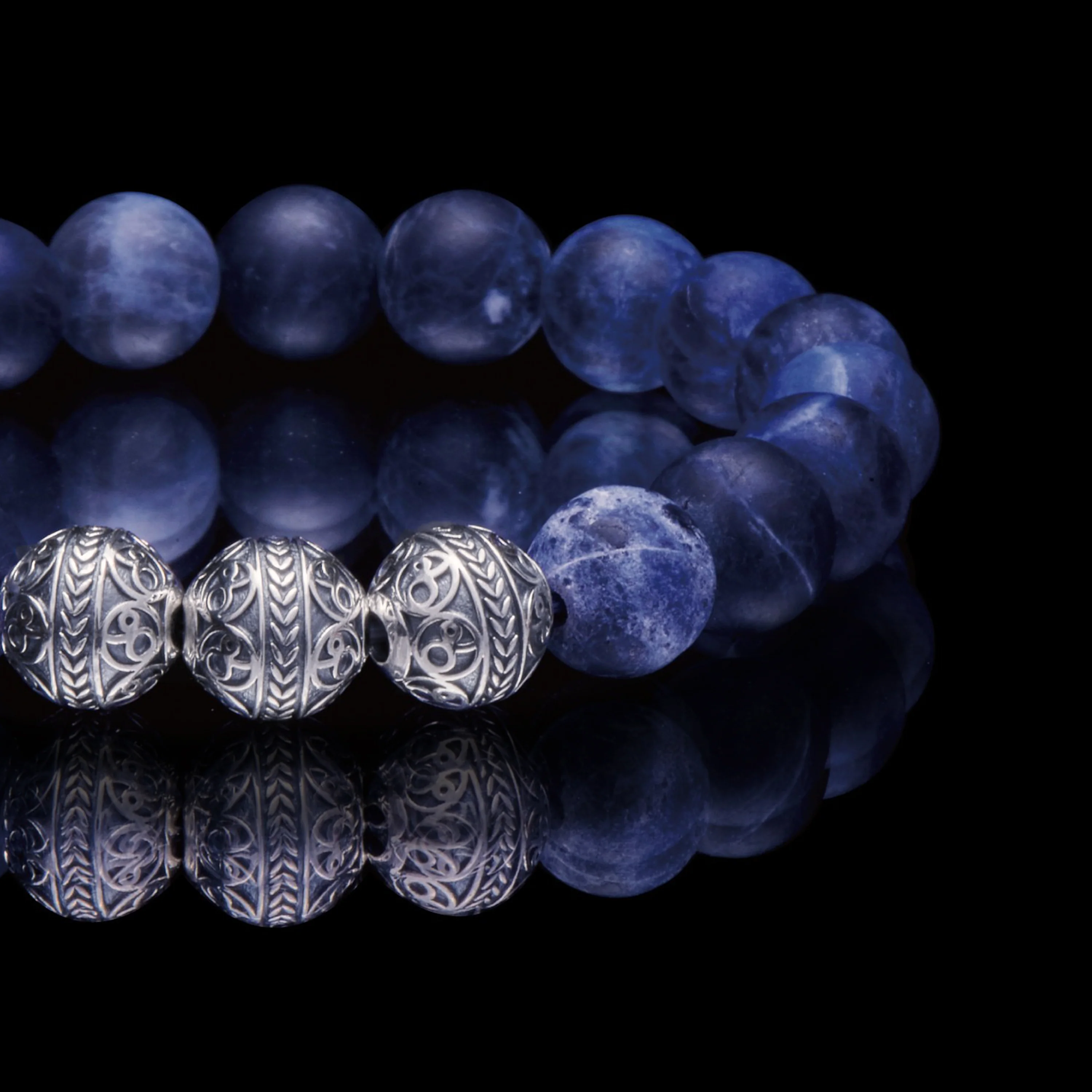 Silver Classic Matt Sodalite - Image 2