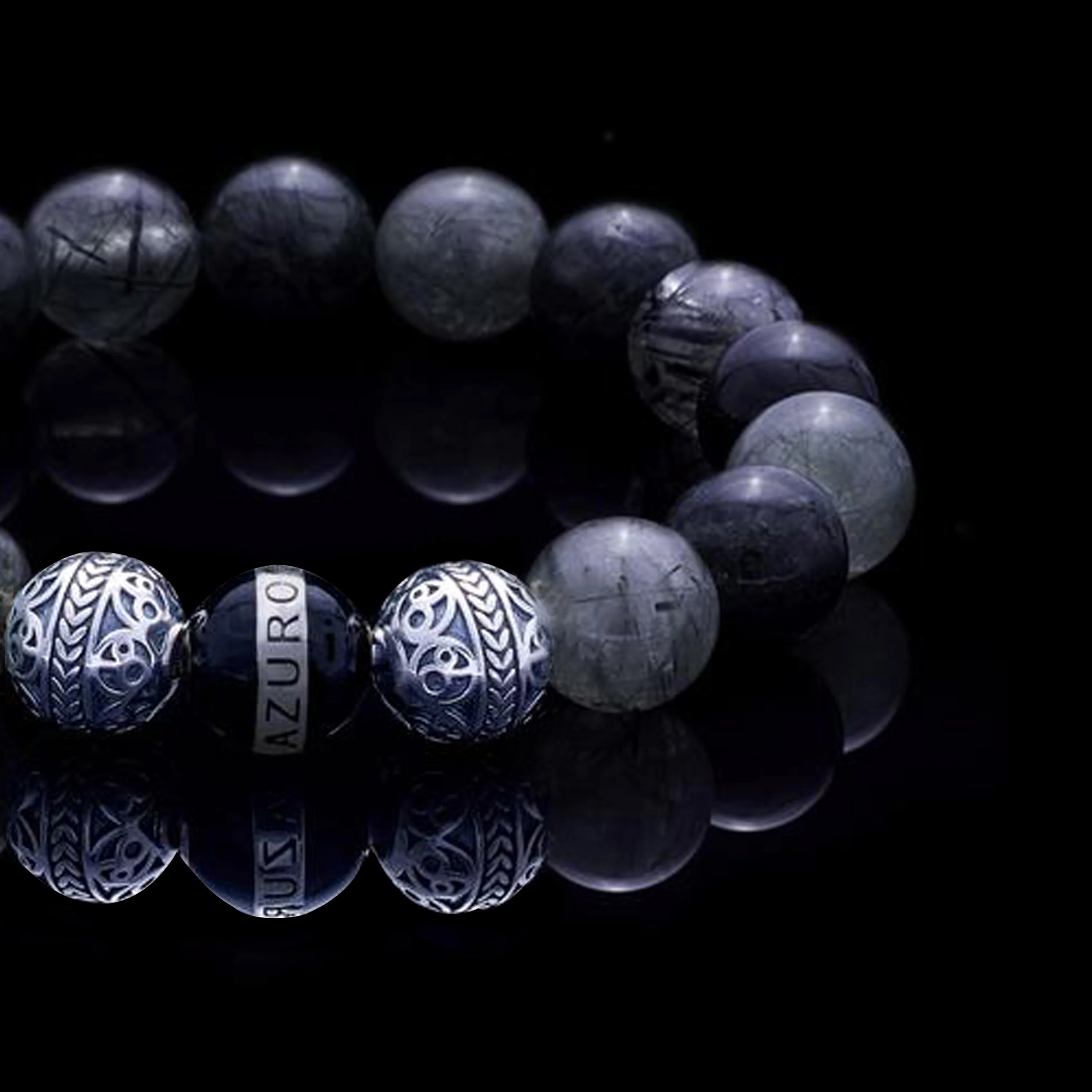 Silver Enamel Black Gaia - Image 2