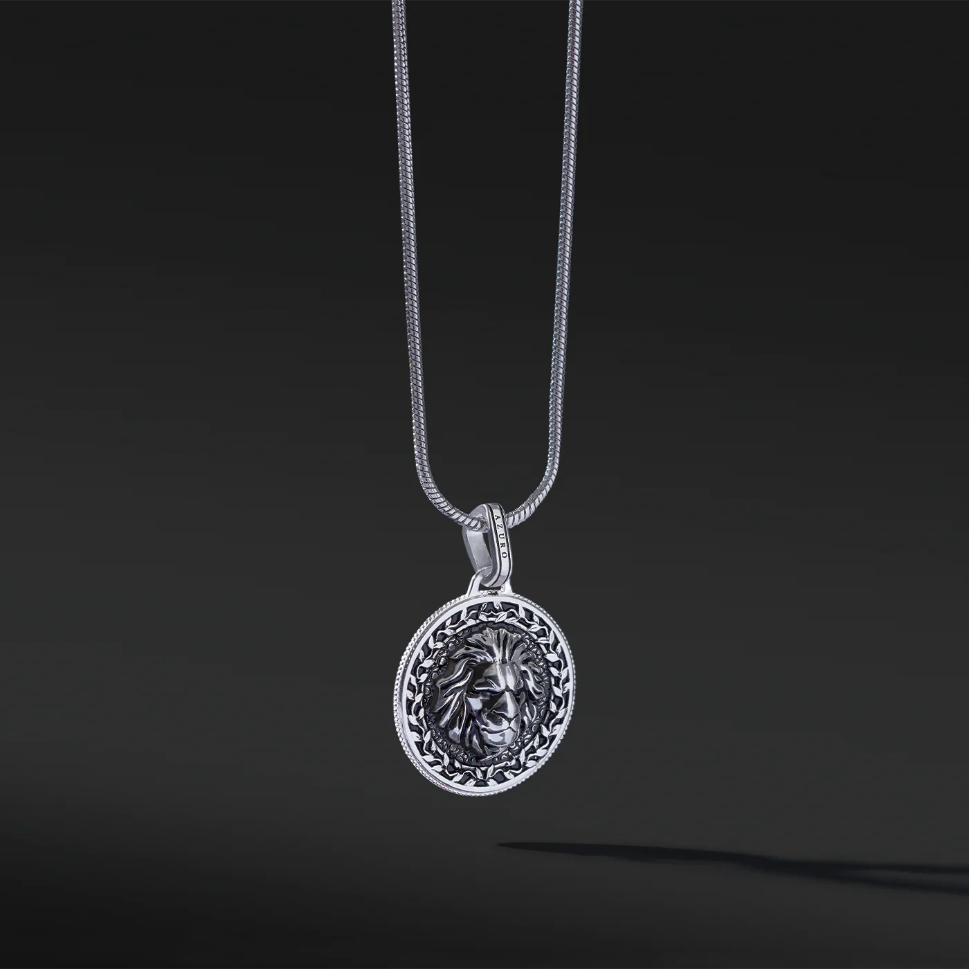 Lion Silver Pendant Necklace - Image 3