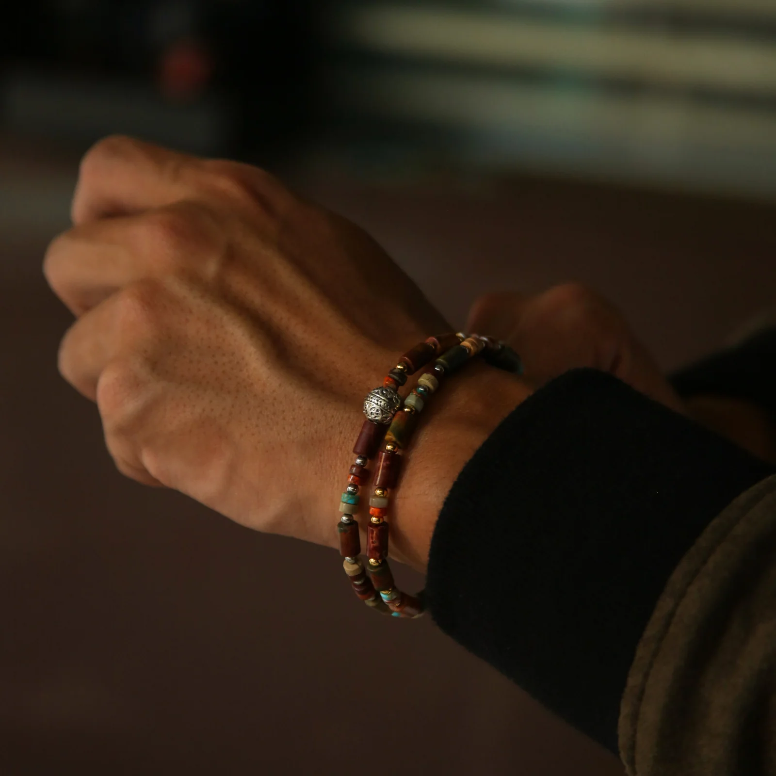 Silver Wrap Zen Bracelet - Image 4
