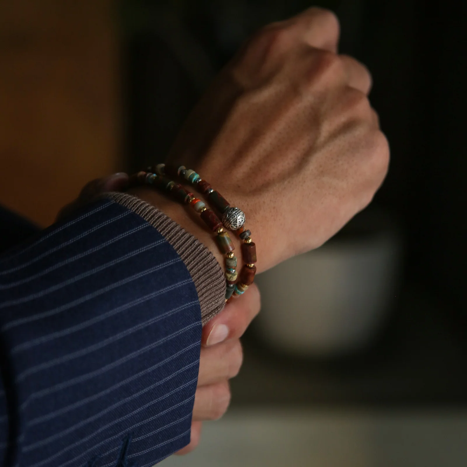 Silver Wrap Zen Bracelet - Image 5