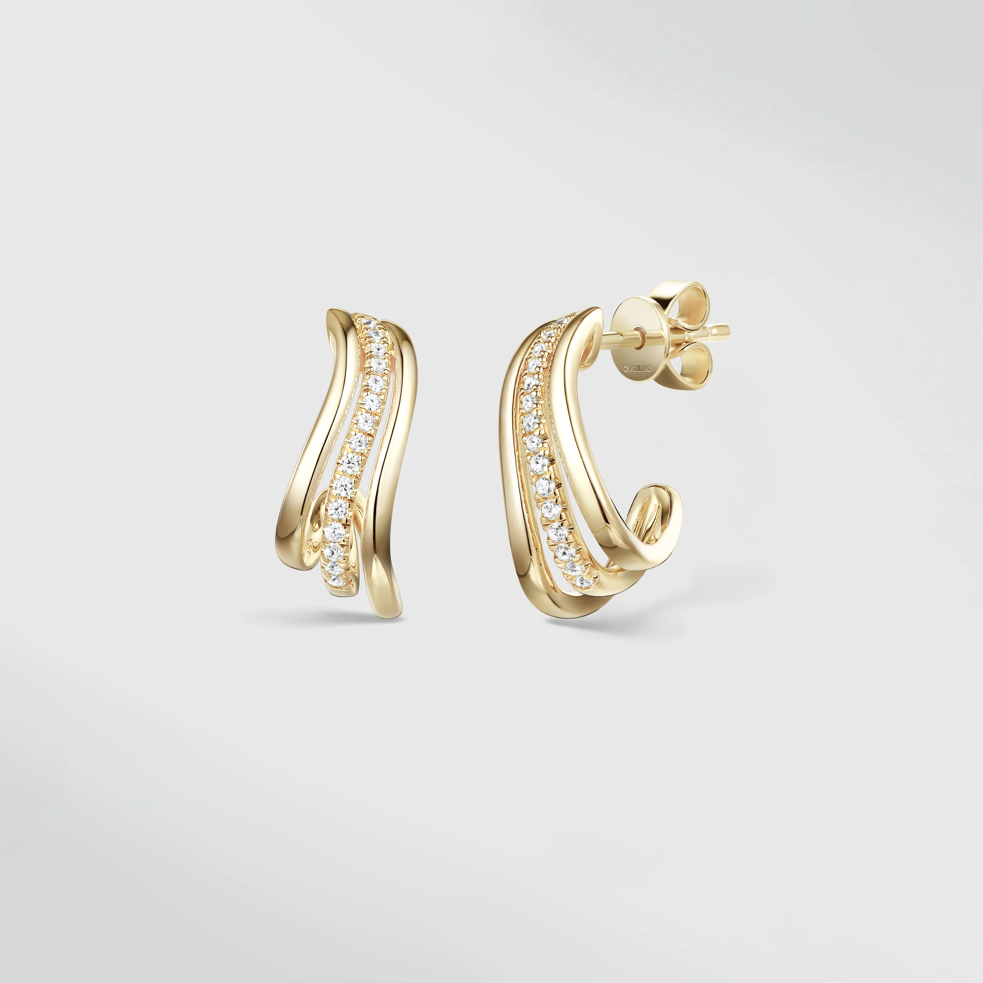 Trio Waves Earrings
