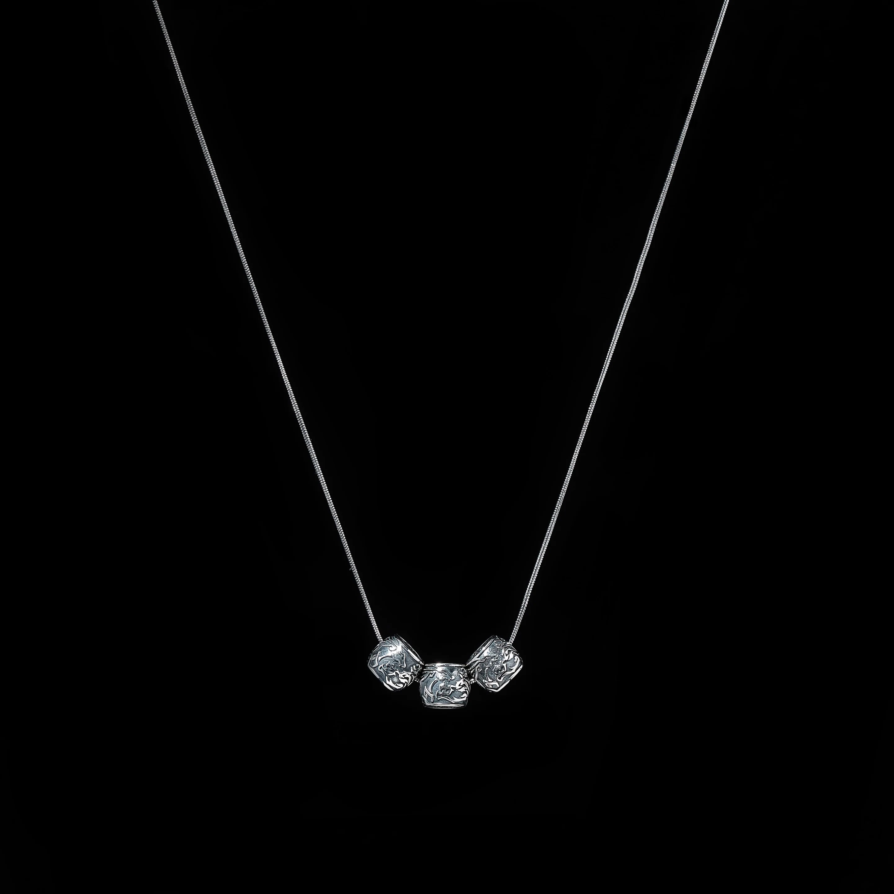 Triple Dragorse Necklace - Image 2