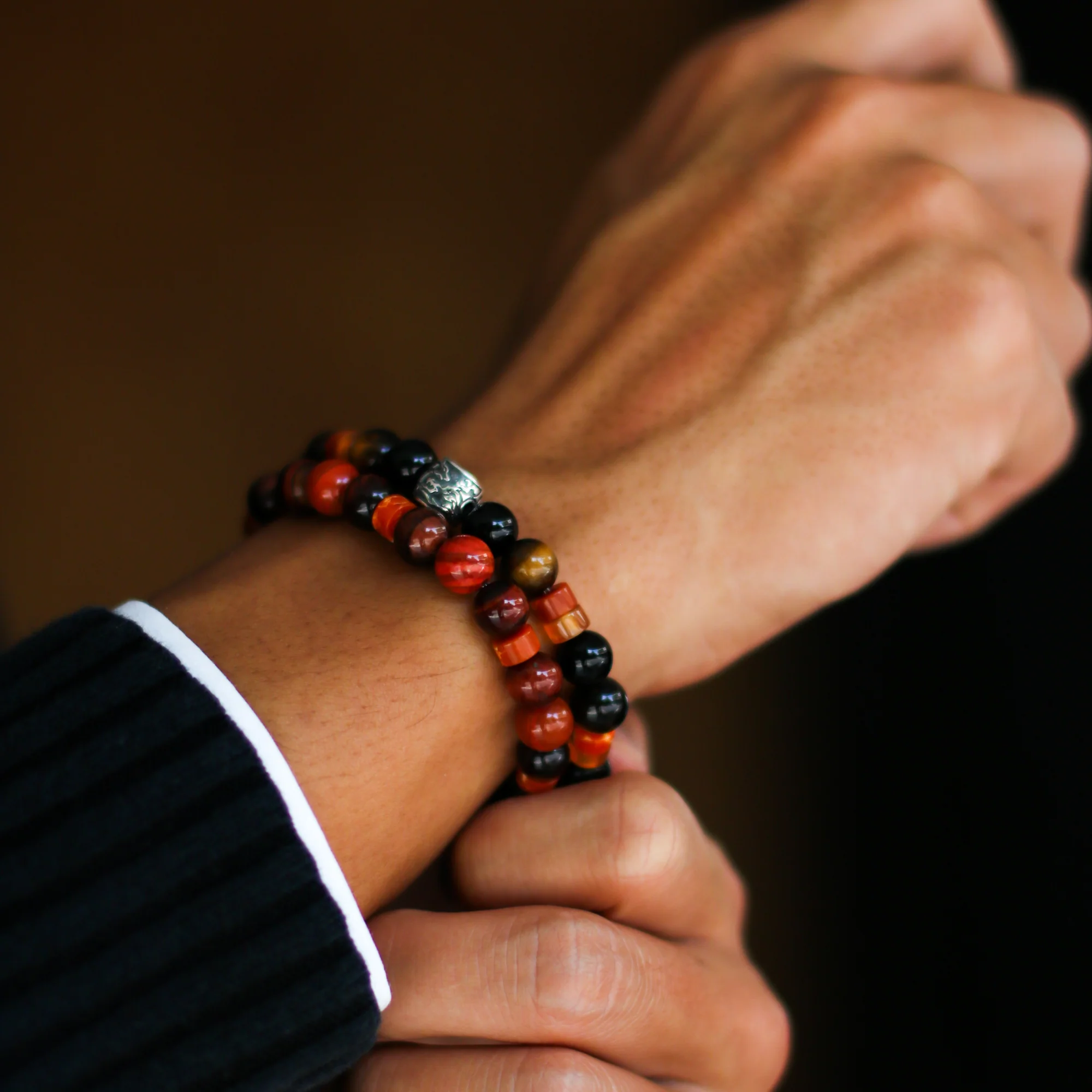 Turkey | Men Stack Beaded Bracelets | Men Beaded Bracelet - Image 4